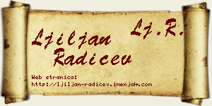 Ljiljan Radičev vizit kartica